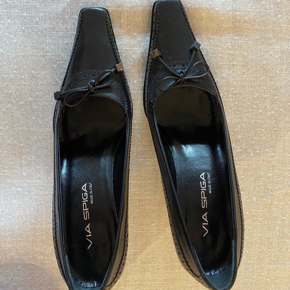 Via Spiga Black Pumps Heels
